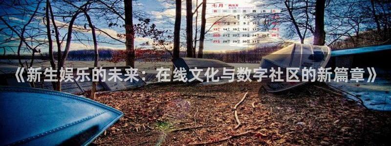 南宫大舞台：《新生娱乐的未来：在线文化与数字社区的新篇章》