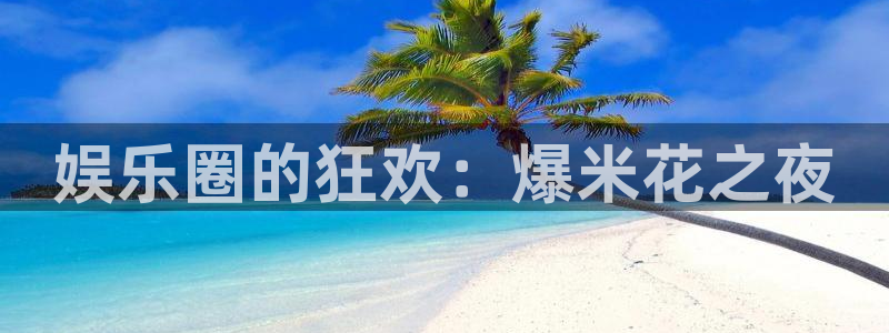 南宫大舞台官网入口：娱乐圈的狂欢：爆米花之夜