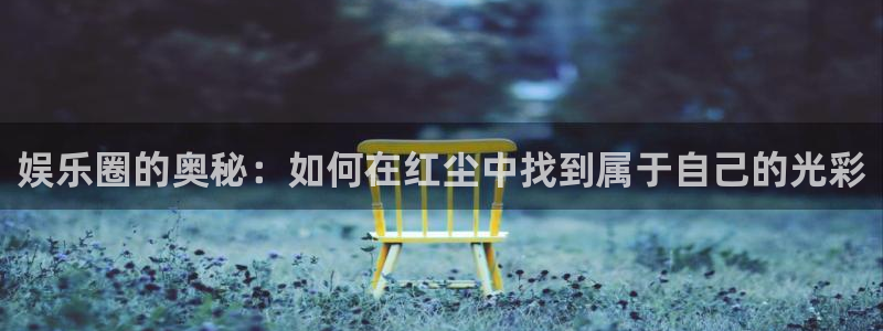 NG大舞台：娱乐圈的奥秘：如何在红尘中找到属于自己的光彩